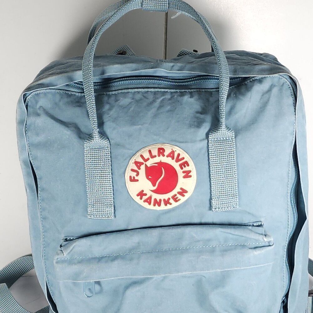 Fjallraven Unisex Kanken Classic Blue Green Geniune Book Outdoor Backpack 23510 - Picture 2 of 16